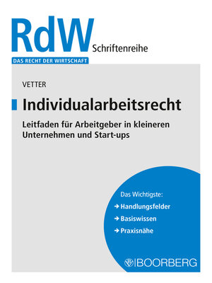cover image of Individualarbeitsrecht
